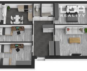 Hľadáte kľudné a komfortné  bývanie   v byte pre vašu početnejšiu rodinu?