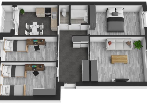 Hľadáte kľudné a komfortné  bývanie   v byte pre vašu početnejšiu rodinu?